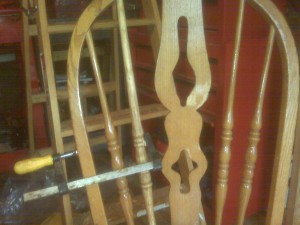 broken wooden chair repair